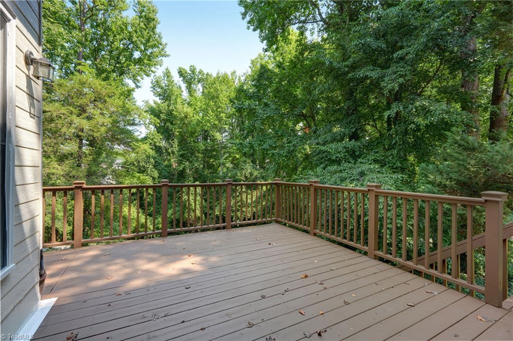 Rear deck